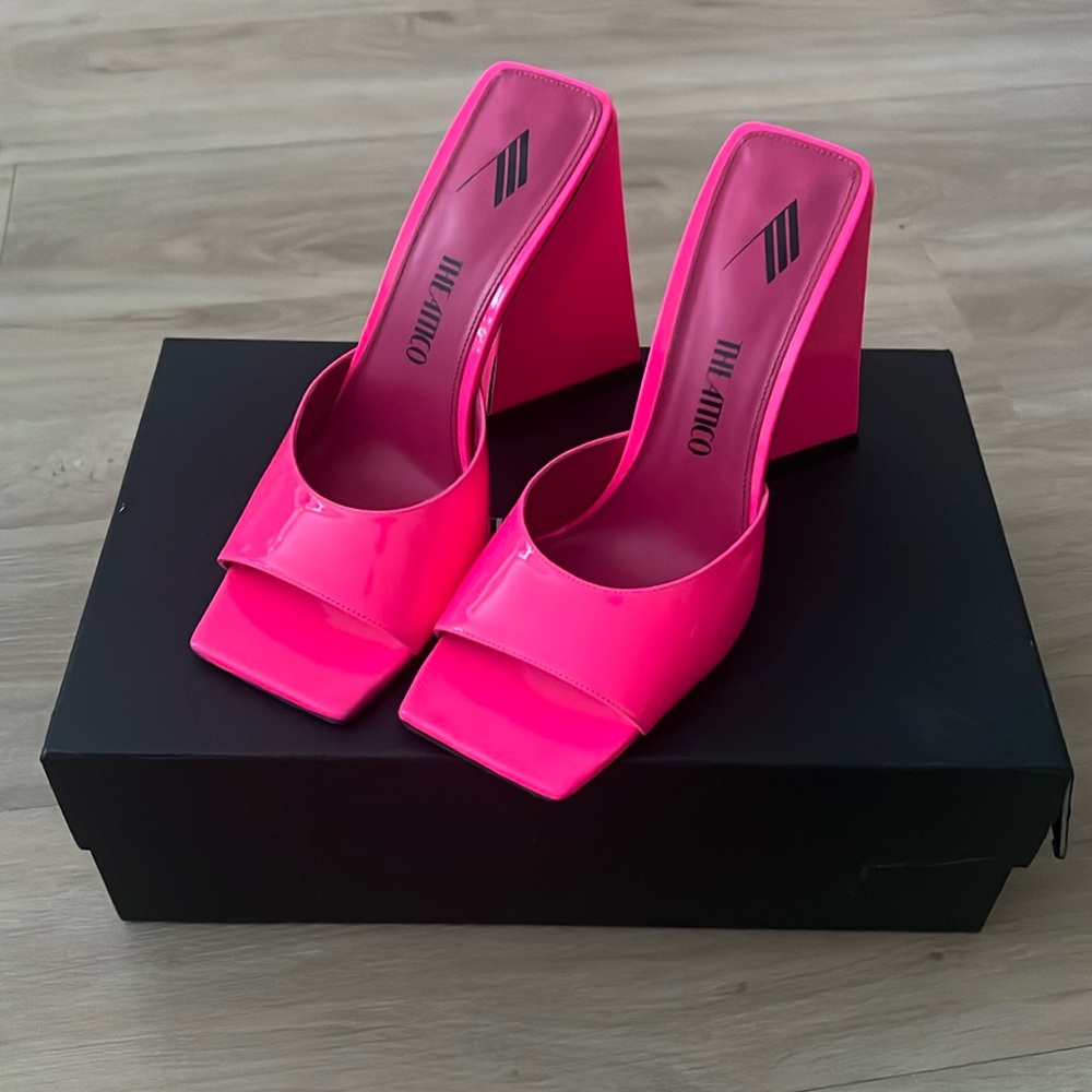 The Attico Pink Mules